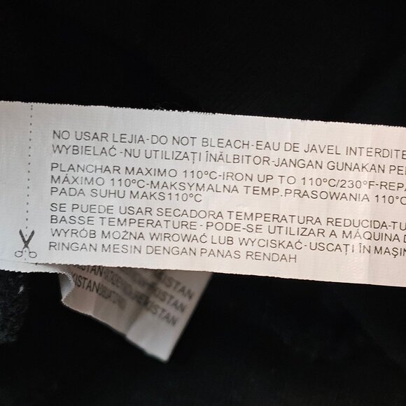 Mens L Black Cuffed Casual Jogger Sweatpants Street Outdoor Athleisure Zara - Picture 12 of 16